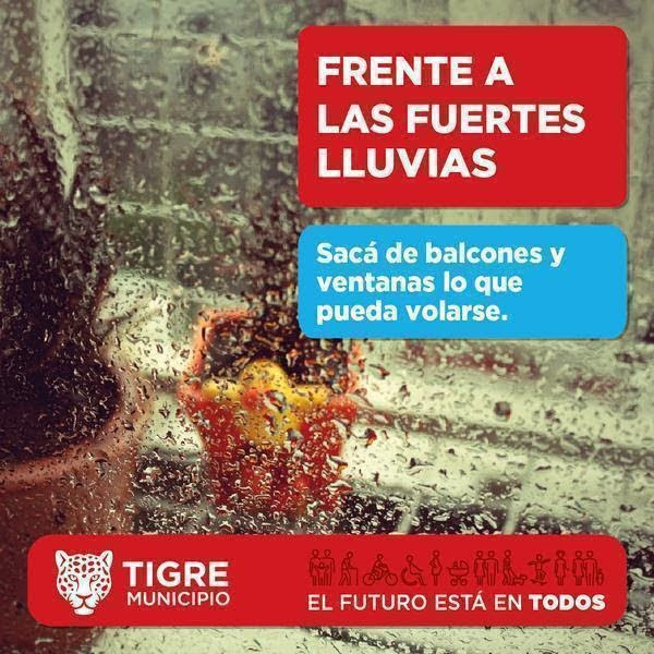 NOTICIAS TIGRE: ALERTA METEOROLOGICA 