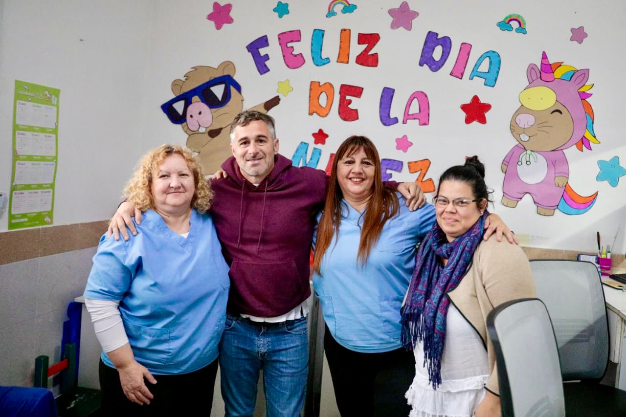 NOTICIAS PILAR*Peralta y Achával acompañaron a los chicos en el Hospital Falcón en el Día de las Infancias*