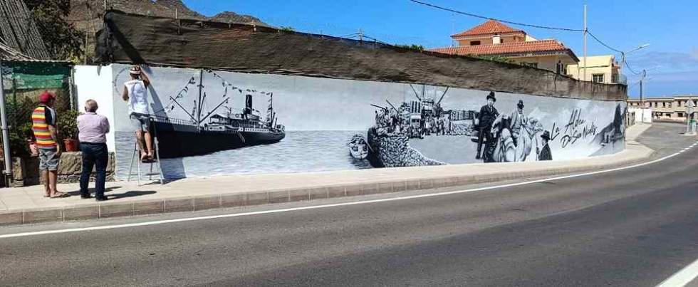 La Aldea de San Nicol&aacute;s contar&aacute; con un nuevo mural conmemorativo en recuerdo del Centenario del Fin del Pleito